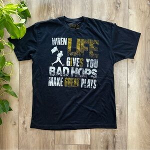 Baseballism / Men’s Black T-Shirt Size Large